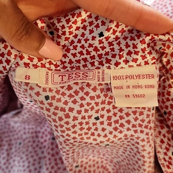 Vintage Tess blouse sz 8 - Picture 5 of 5